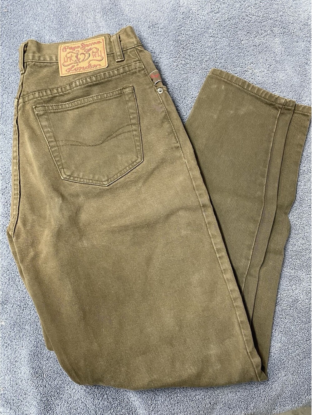 Vintage Original Pepe Betty Jeans Size 30 Brown 100% Cotton